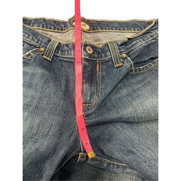 Kasil David lim boot cut raw hem patchwork pockets size 30 - Picture 7 of 8